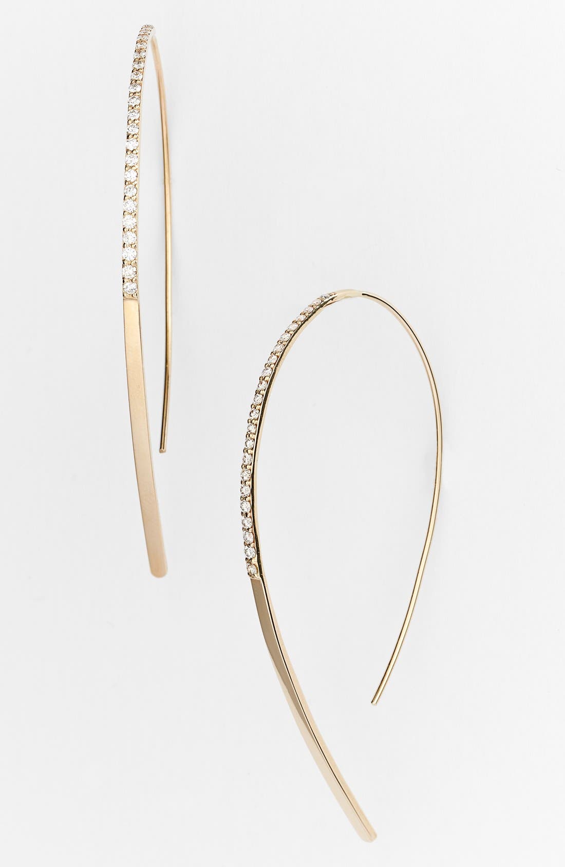 Lana Jewelry 'Fatale Hooked On' Diamond Hoop Earrings Nordstrom