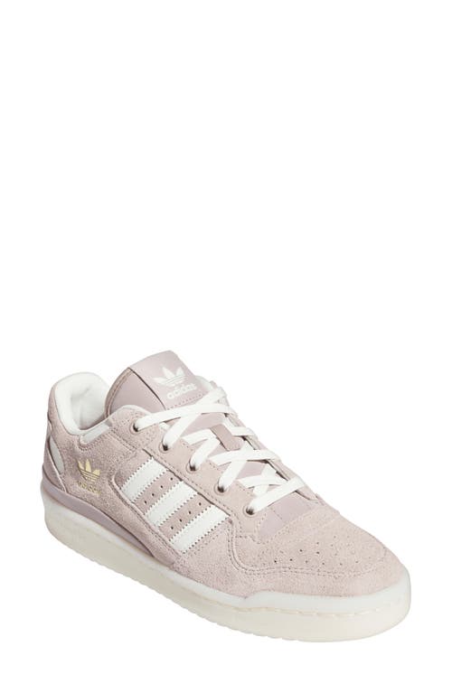 Shop Adidas Originals Adidas Forum Low Basketball Sneaker In Vapour Grey/ivory/sand