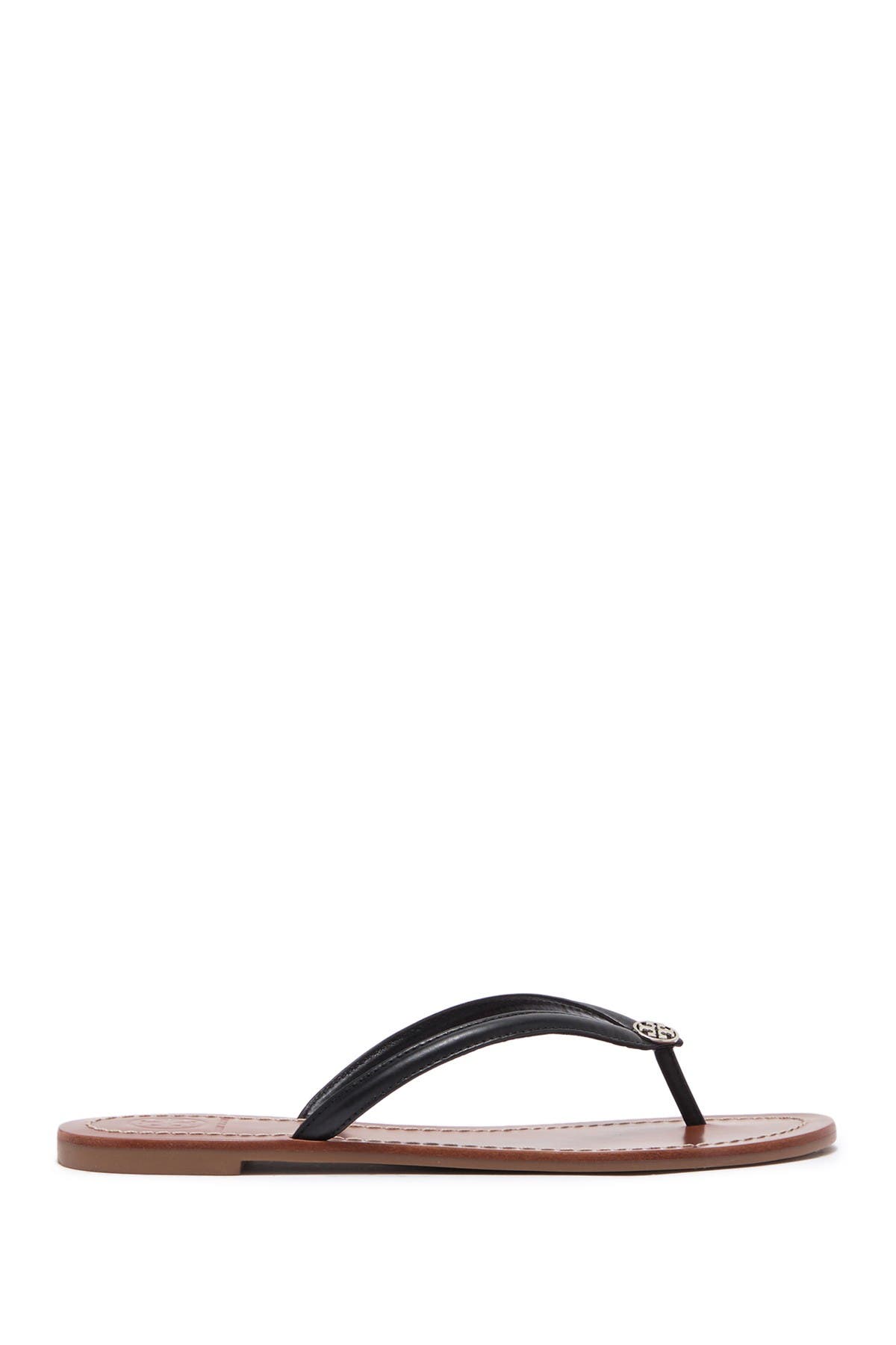 tory burch terra leather flip flop