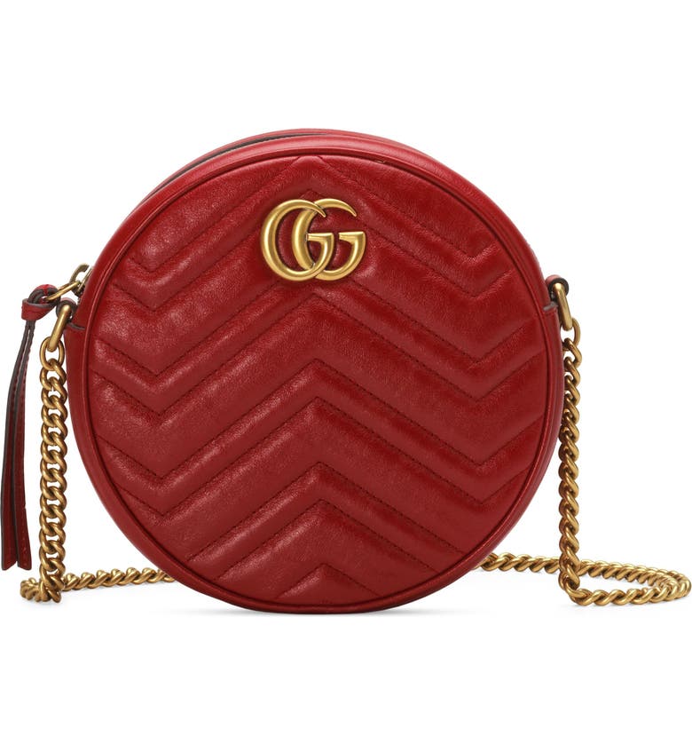 Gucci Mini Marmont 2.0 Leather Canteen Shoulder Bag | Nordstrom