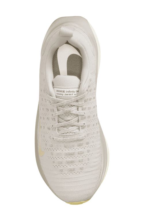 Nike Infinityrn 4 Running Shoe In Phantom/metallic Goldhite