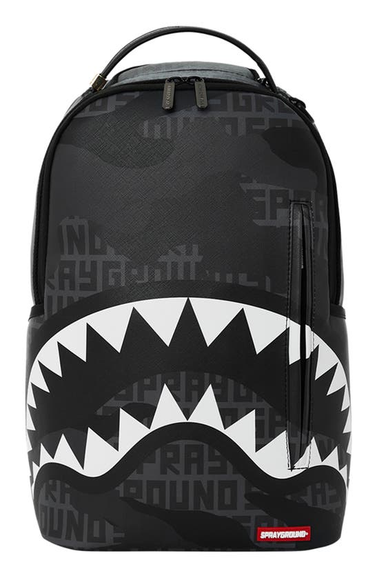 Sprayground Kids' Camo Infinity Backpack In Camo Infinity Black