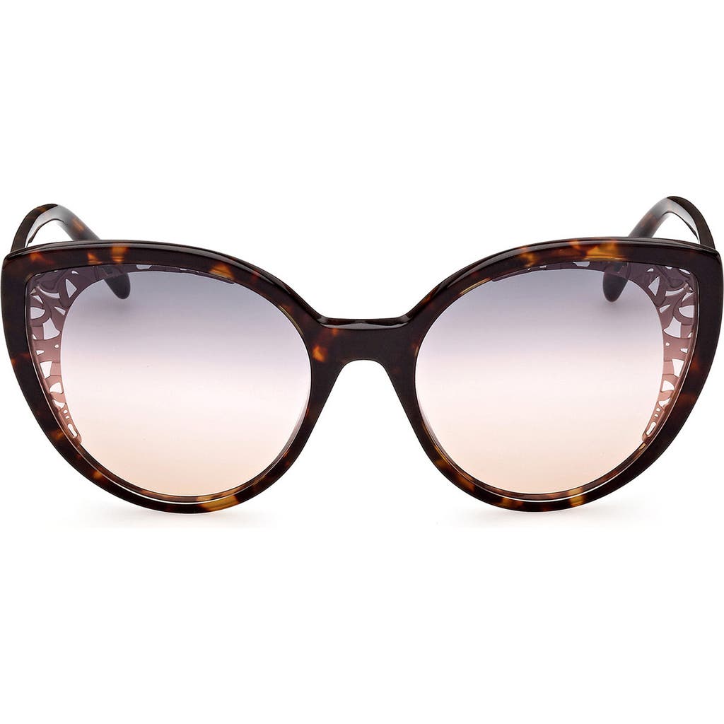 Emilio Pucci 58mm Gradient Cat Eye Sunglasses In Brown
