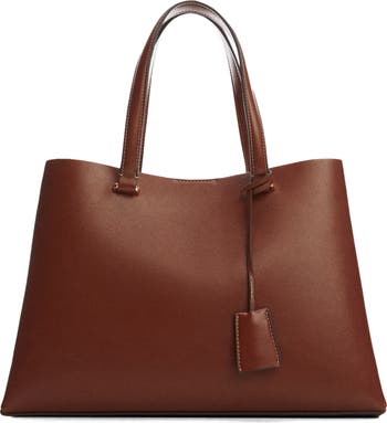 MANGO Double Compartment Faux Leather Shopper Bag | Nordstrom