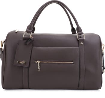 Luxe Black Hudson Vegan Leather Bag