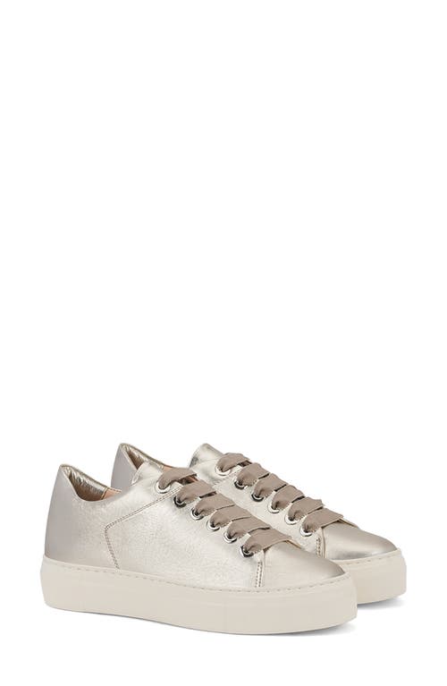 Shop Agl Attilio Giusti Leombruni Agl Parsy Platform Sneaker In Sandy-milk