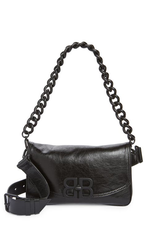Small BB Soft Flap Leather Crossbody Bag