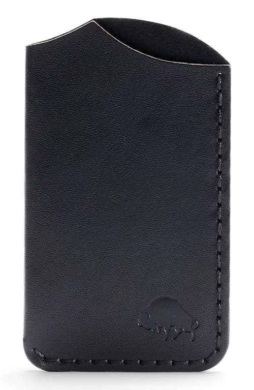Ezra Arthur No. 1 Leather Card Case in Malbec