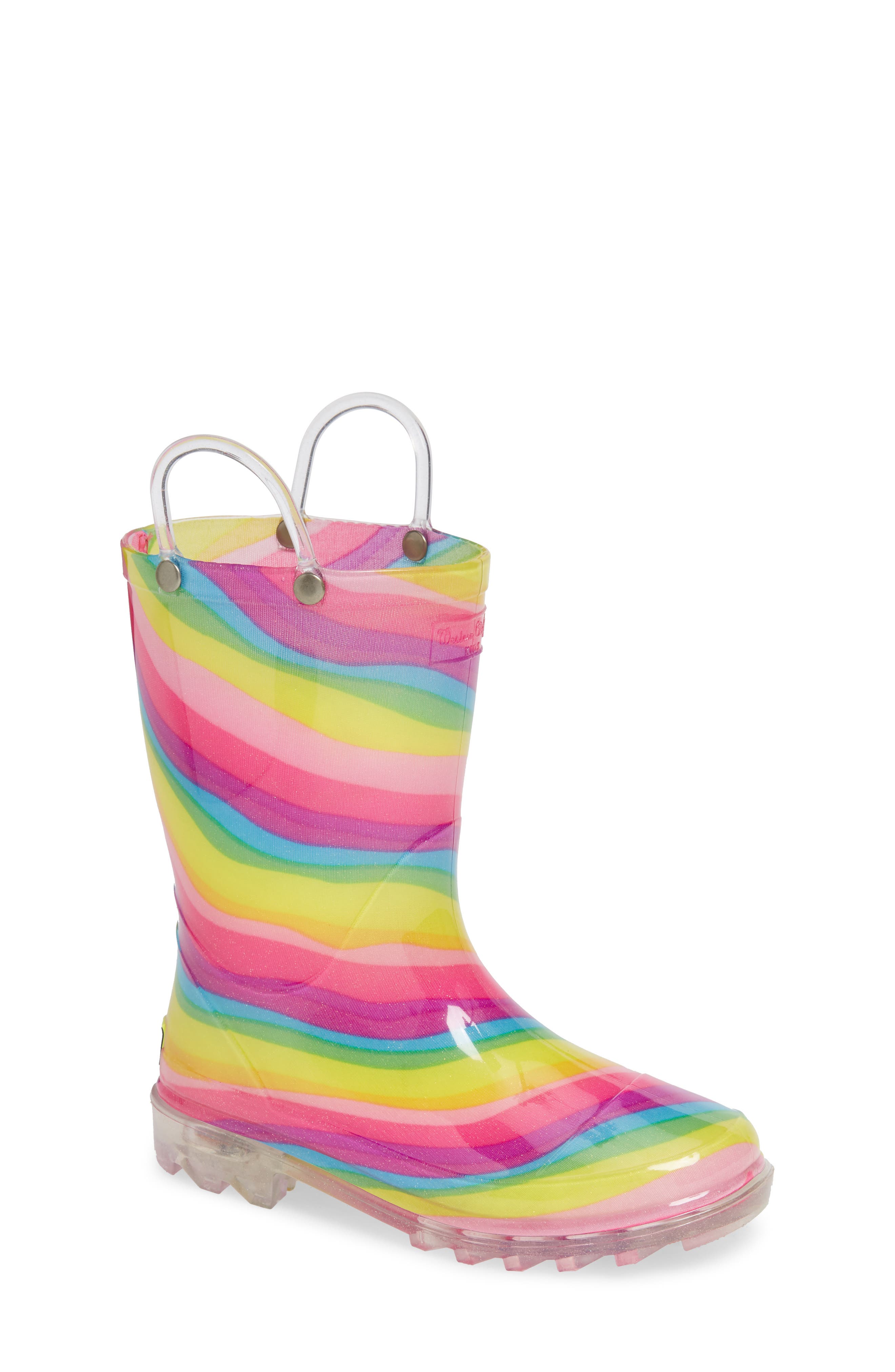 rainbow boots toddler
