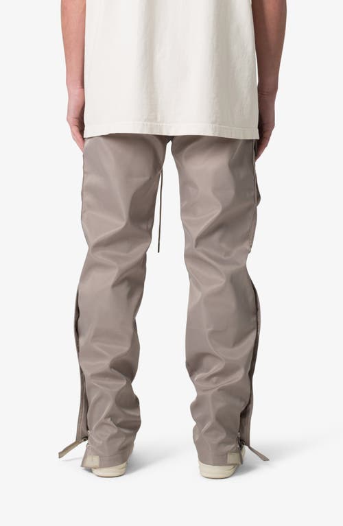 Mnml Side Snap Nylon Cargo Pants In Grey