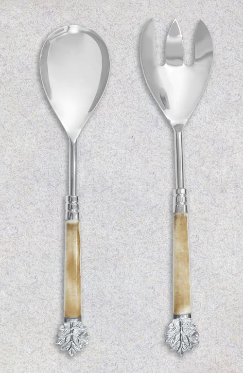 Tiramisu Desert Skies 2-piece Salad Serving Set In Brown