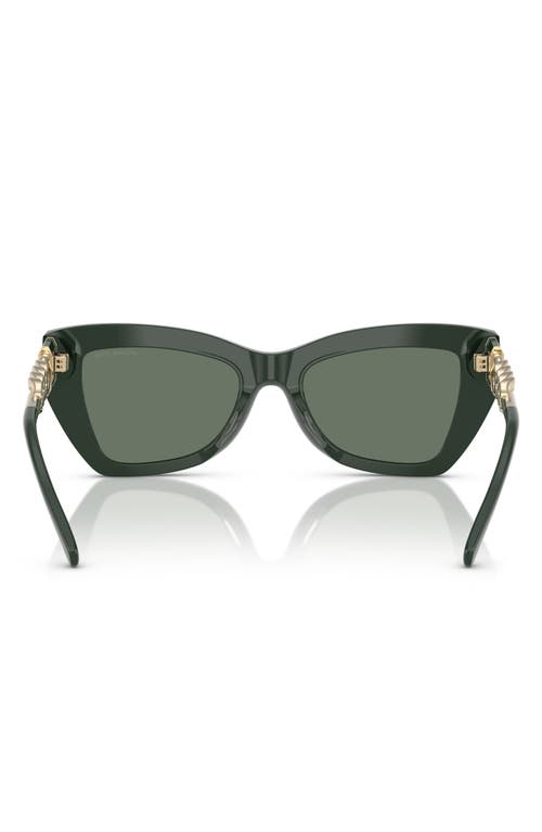 Michael Kors Montecito 52mm Cat Eye Sunglasses In Green