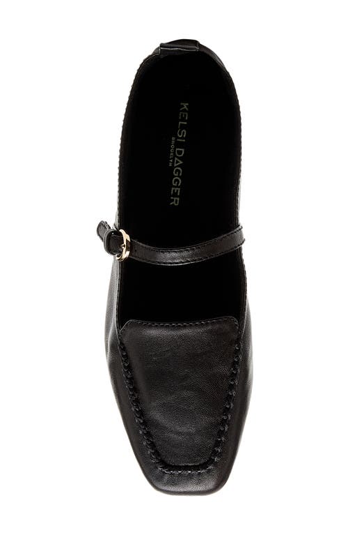 Kelsi Dagger Brooklyn Ferry Mary Jane Loafer In Black
