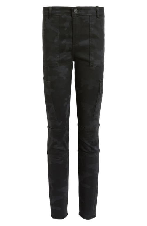 Shop Allsaints Duran Camp Skinny Cargo Pants In Washed Black