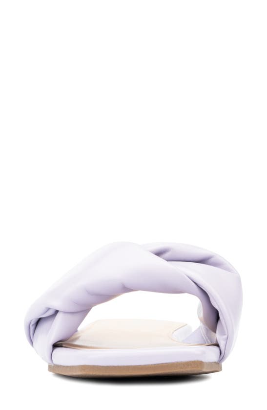 Fashion To Figure Women's Pamela Wide Width Flats In Lavender