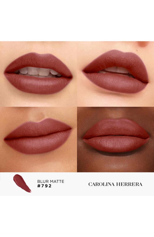 Shop Carolina Herrera Fabulous Kiss Blur Matte Lipstick Refill In 792 Uptown Queen