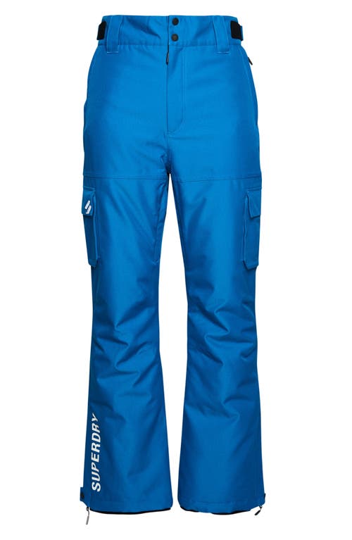 Superdry Rescue Water Resistant Ski Pants in Twilight Blue