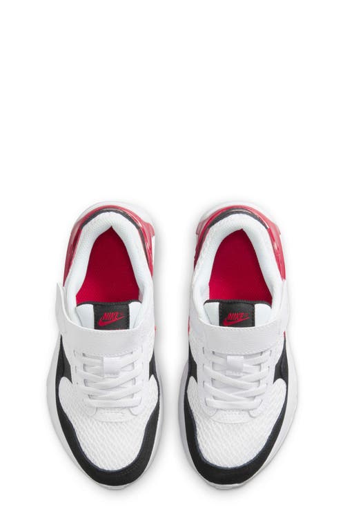 Shop Nike Kids' Air Max Systm Sneaker In White/black/gym Red