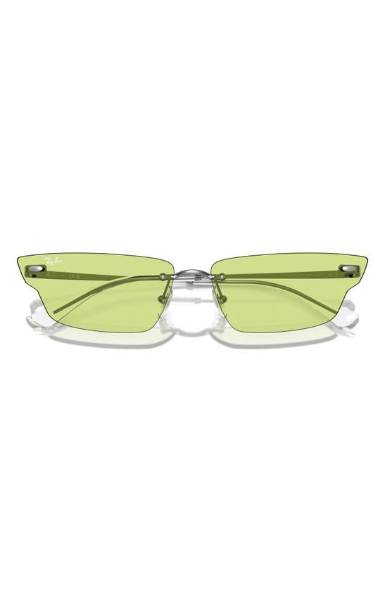 Shop Ray Ban Ray-ban 66mm Anh Frameless Butterfly Sunglasses In Green