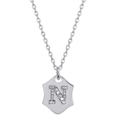 Stella + Ruby Nom De Plume Initial Pendant Necklace