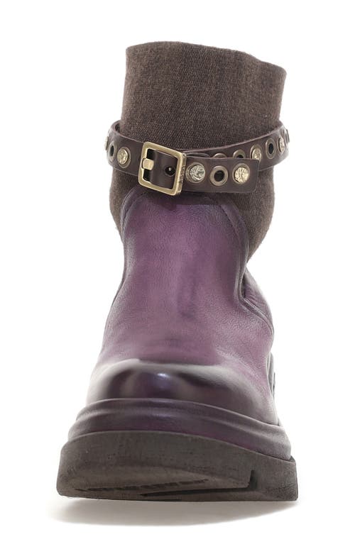 Shop As98 A.s.98 Edie Bootie In Grape