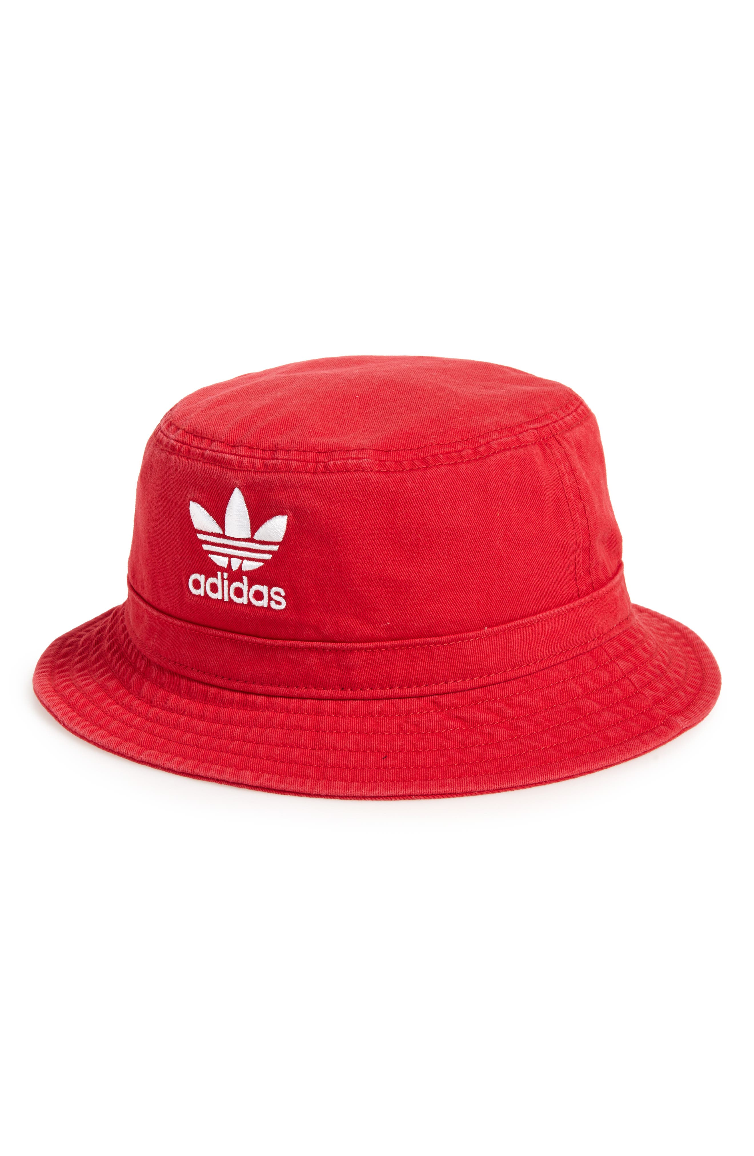 adidas red bucket hat