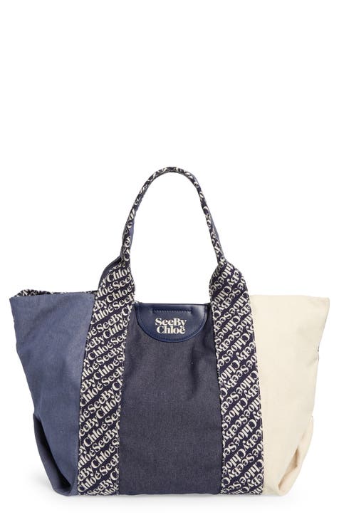 Denim Tote Bags for Women
