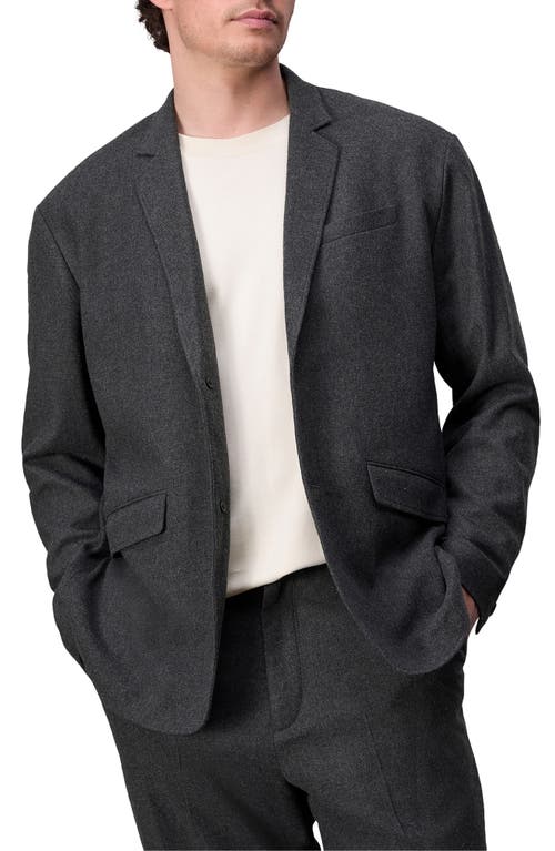 Shop Rag & Bone Shift Flannel Blazer In Heather Grey