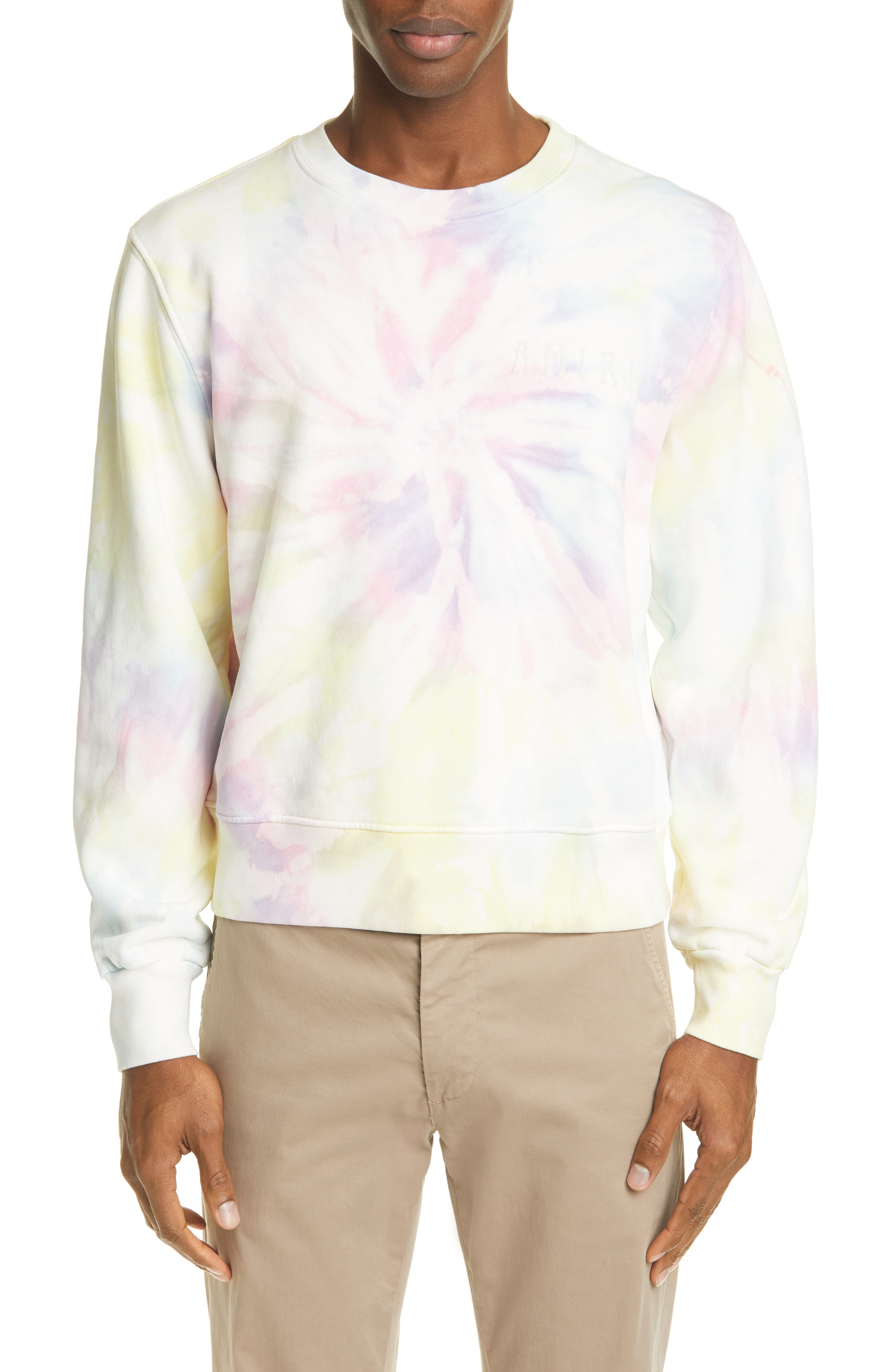 amiri tie dye sweatshirt