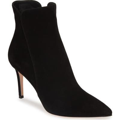 Gianvito Rossi Pointy Toe Bootie - Black