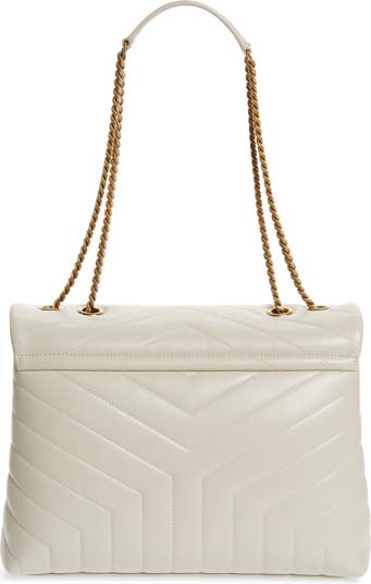 Saint laurent medium loulou matelassé leather shoulder top bag