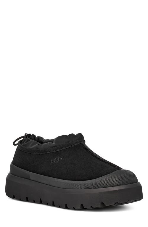 UGG(r) Tasman Waterproof Slip-On Shoe in Black /Black