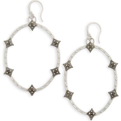 Armenta Old World Crivelli Oval Drop Diamond Earrings