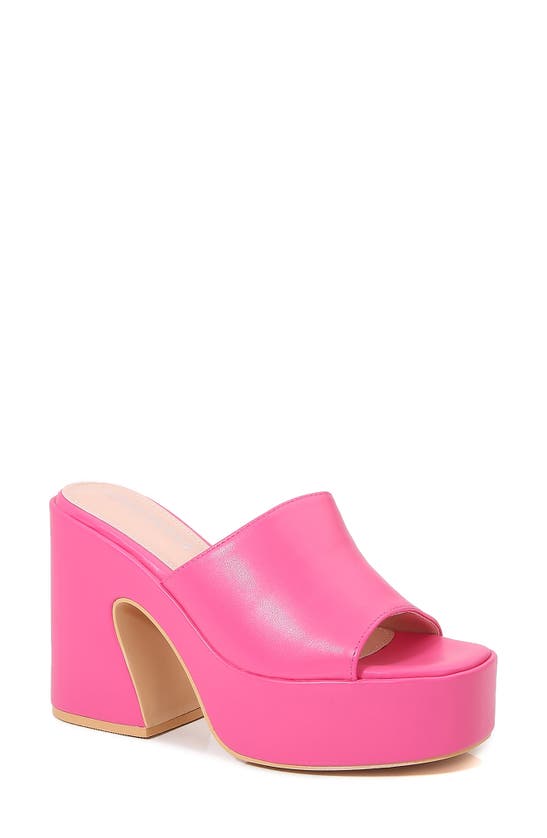 Berness Jensen Platform Sandal In Pink