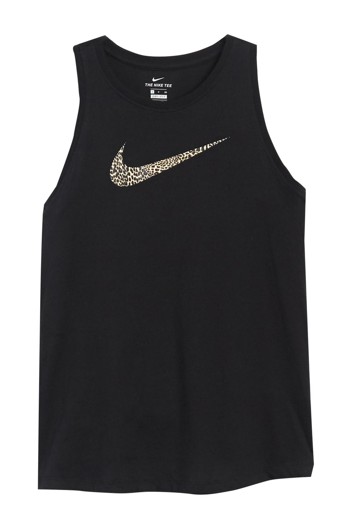 Nike | Cheetah Print Logo Tank Top 