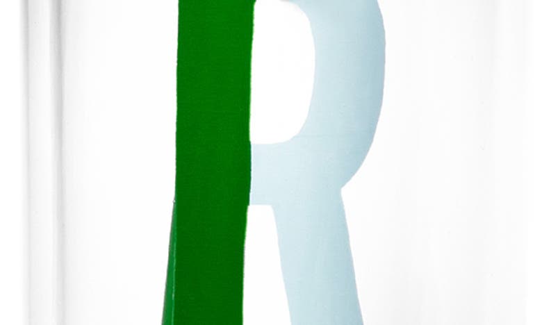 Kate Spade Initial 'r' 20oz. Straw Tumbler In Green