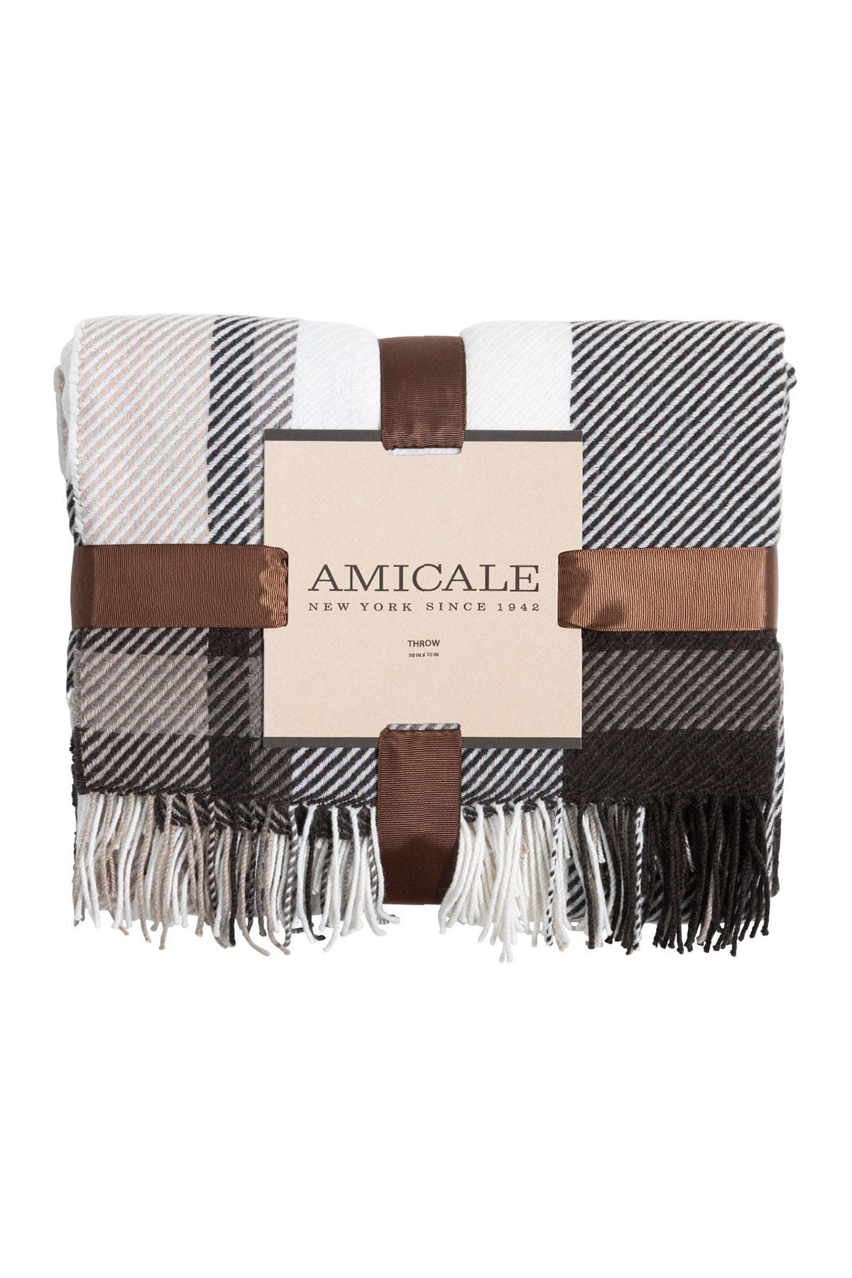 AMICALE Exploded Plaid Throw Blanket Nordstrom Rack