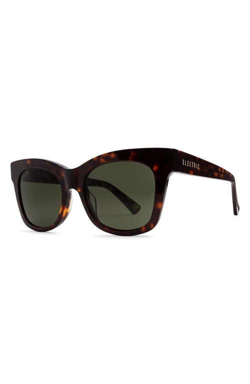 Electric Capri 52mm Polarized Cat Eye Sunglasses In Tortoise/grey Polar