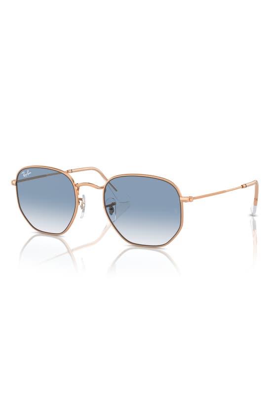 Ray Ban 51mm Gradient Aviator Sunglasses In Blue Gradient