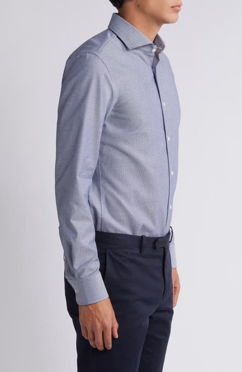 Shop Hugo Boss Boss Hank Slim Fit Dress Shirt In Navy