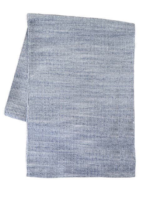 Anaya Seaside Smooth Indoor Outdoor Table Runner In Indigo