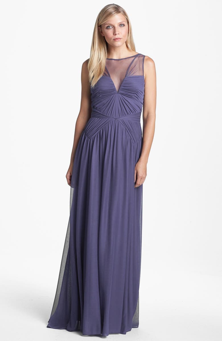 Adrianna Papell Stretch Tulle Gown | Nordstrom