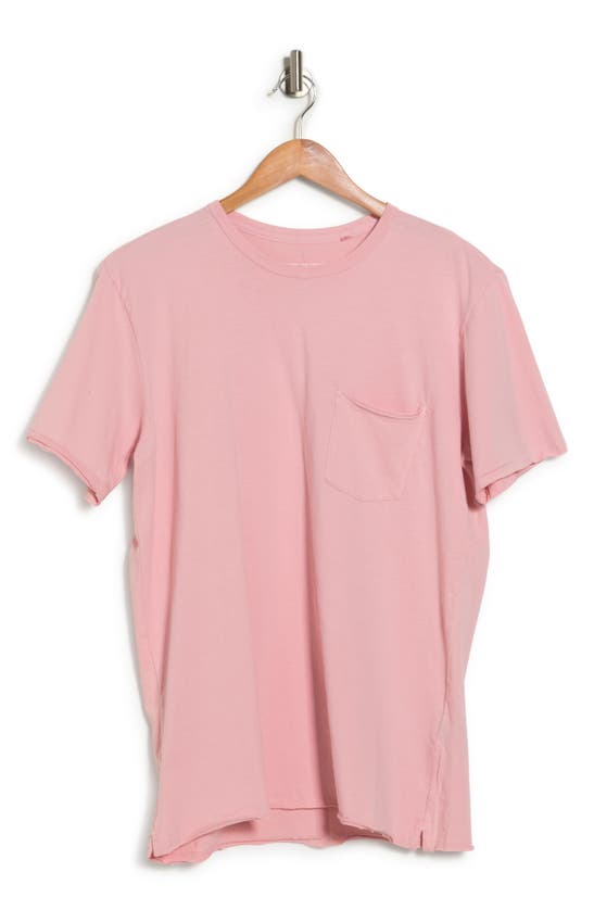 Rag & Bone Miles Cotton Pocket T-shirt In Light Pink