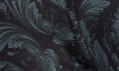 Versace Black Boxer Briefs With Barocco Print In Stretch Cotton Manb In Black Grey