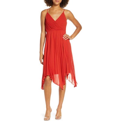 Ali & Jay Bay Club Sleeveless Midi Dress, Red