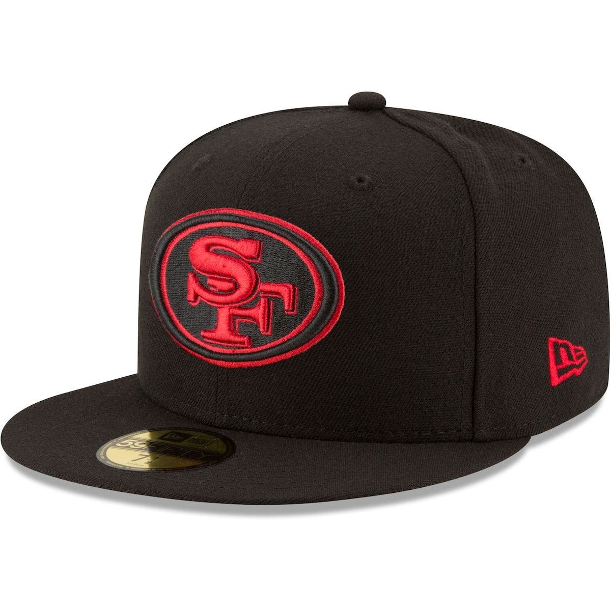 grey 49ers fitted hat