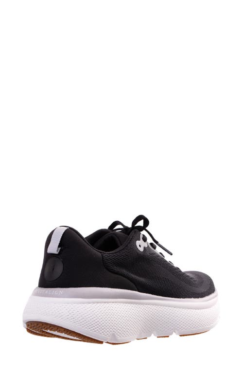 Revitalign Gaia Walking Sneaker In Black