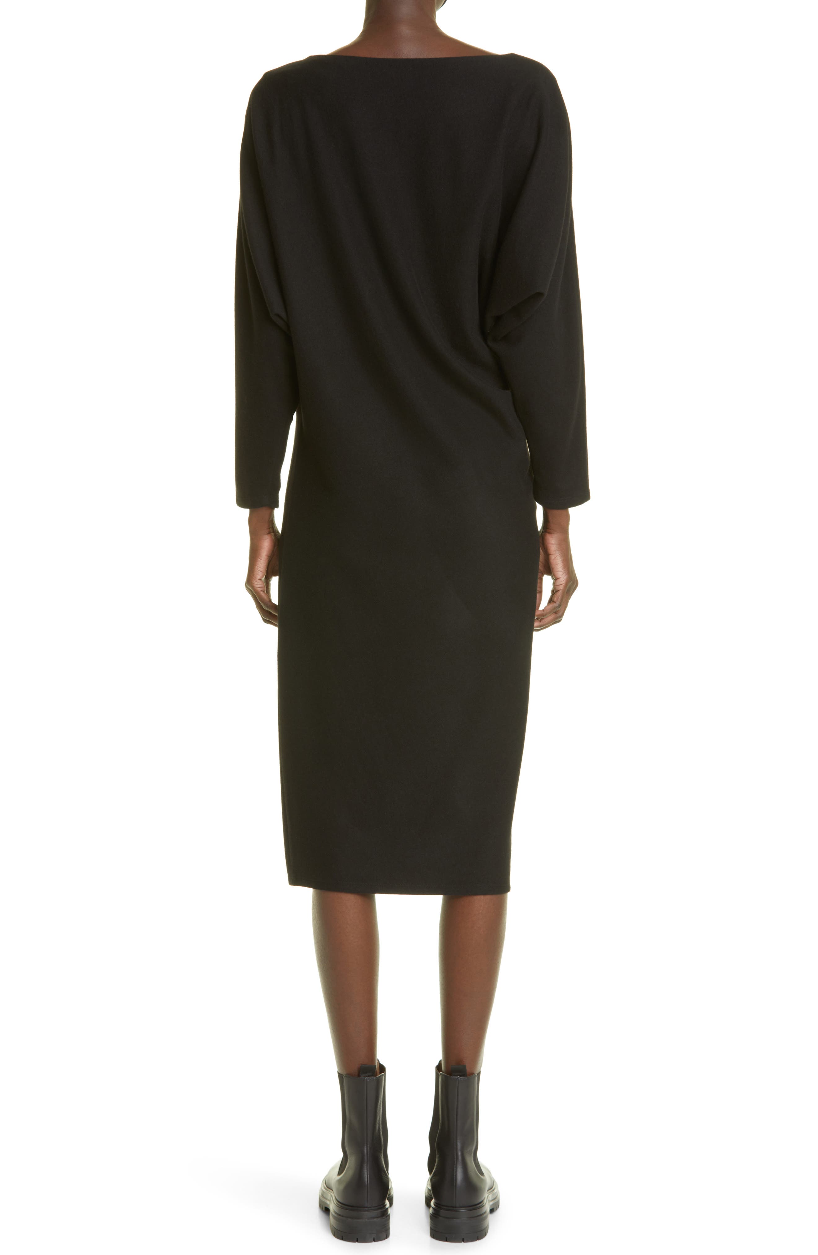 cashmere midi dress
