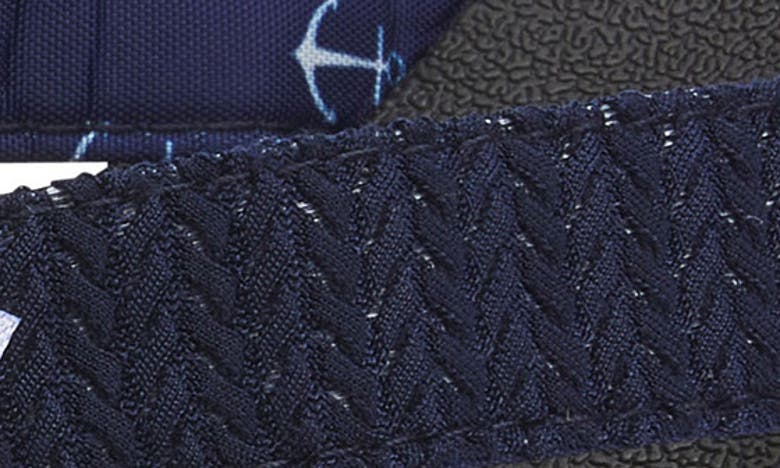 Shop Floopi Comfort Sponge Wedge Sandal In Navy