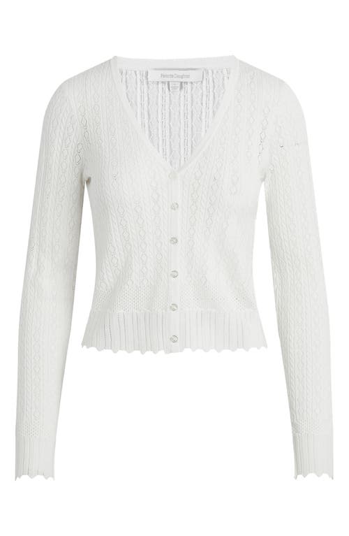 Shop Favorite Daughter The I Feel Pretty Cardigan In White